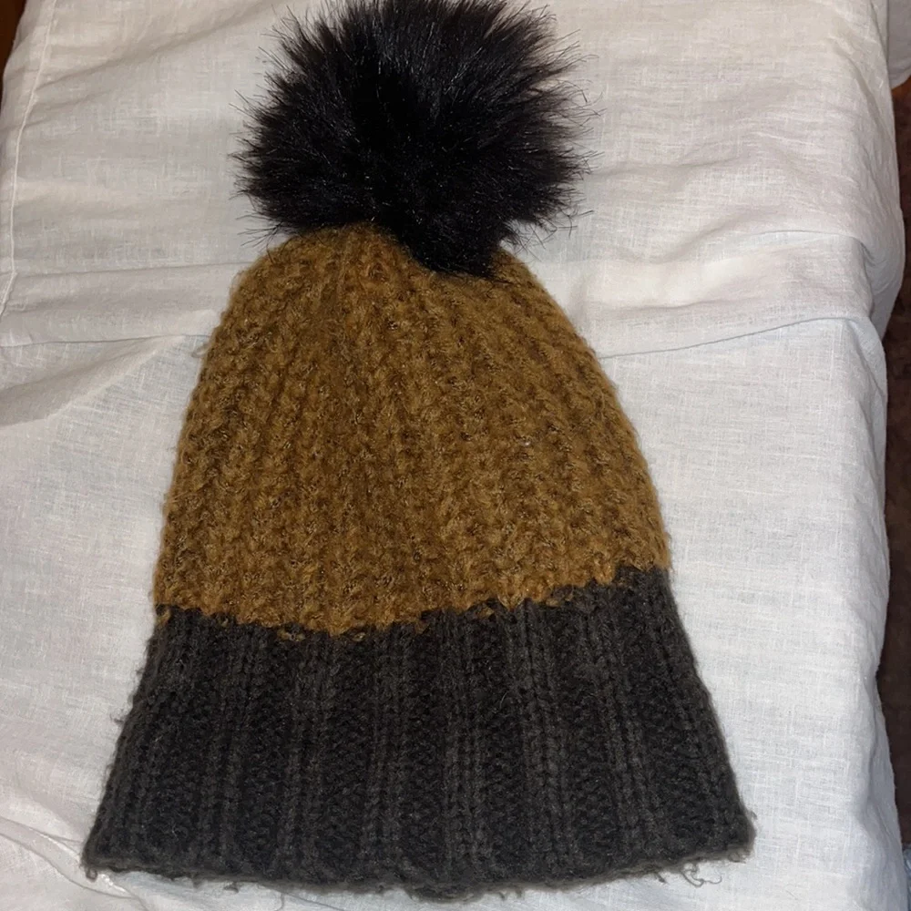 IRuyi beanie rust & brown/ one size